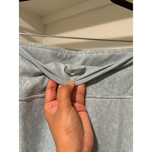 NWOT Lululemon Fast and Free Blue Pebble Limited Edition Leggings Sz 12 - Picture 9 of 9